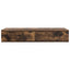 Sengeskuffer Røget eg 75 x 36,5 x 16,5 cm Konstrueret træ