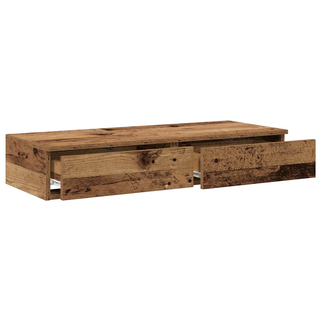 Sengeskuffer Gammelt træ 75 x 36,5 x 16,5 cm Konstrueret træ