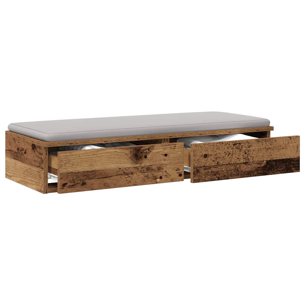 Sengeskuffer Gammelt træ 75 x 36,5 x 16,5 cm Konstrueret træ