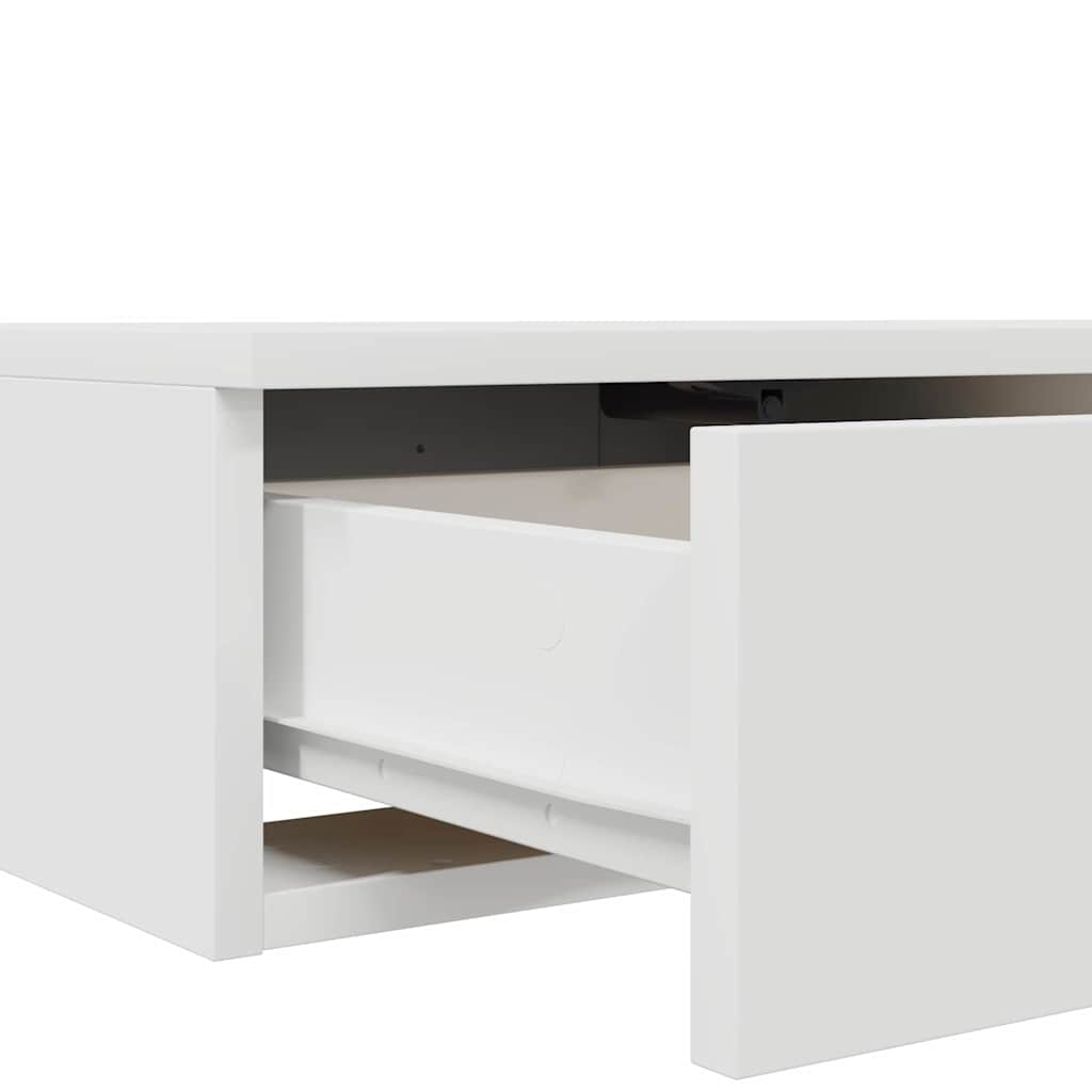 Sengeskuffer Hvid 160 x 36,5 x 16,5 cm Konstrueret træ