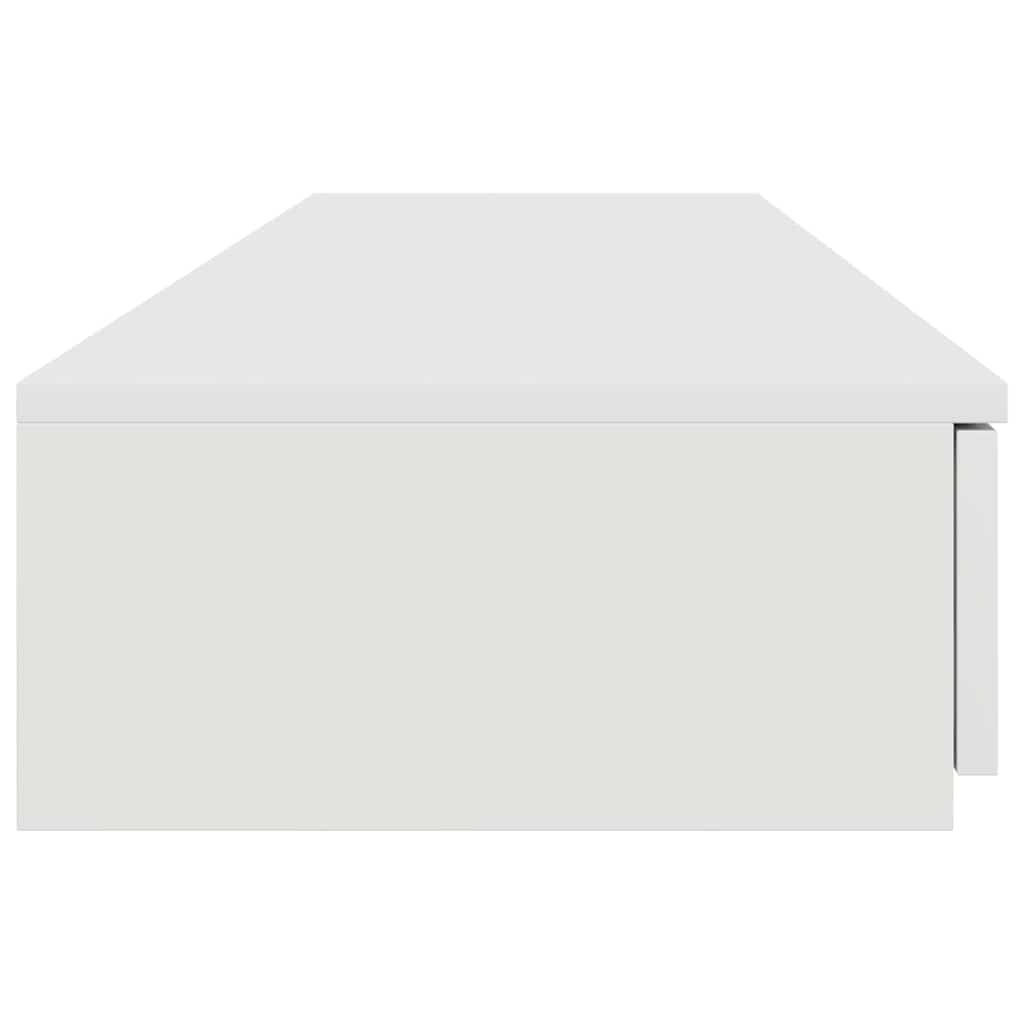 Sengeskuffer Hvid 135 x 36,5 x 16,5 cm Konstrueret træ