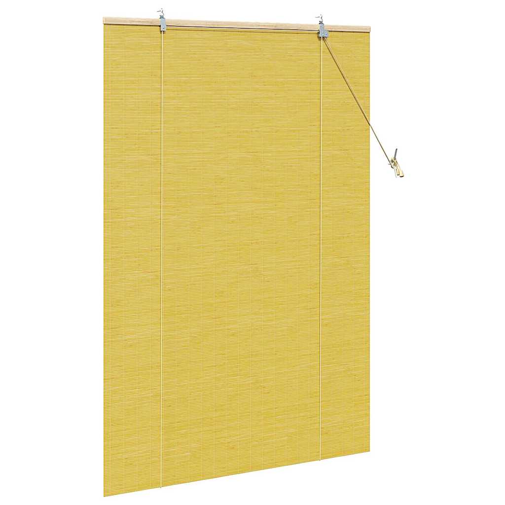 Rullegardin Gul 120 x 160 cm Bambus