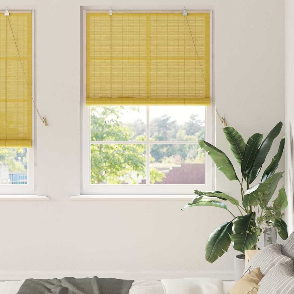 Rullegardin Gul 120 x 220 cm Bambus