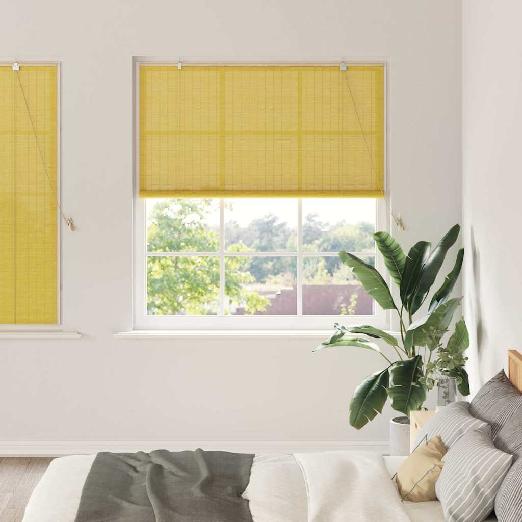 Rullegardin Gul 150 x 160 cm Bambus