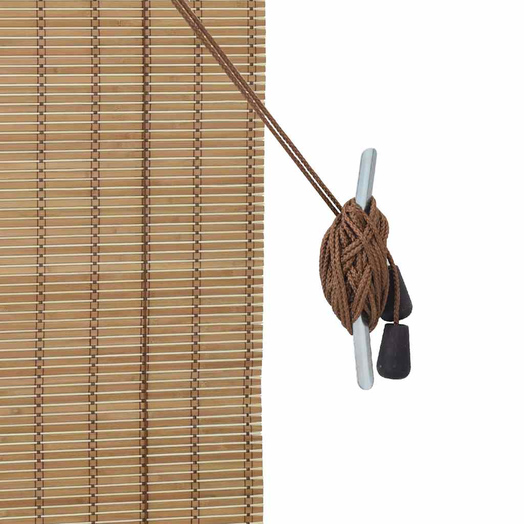 Rullegardin Naturlig og Brun 60 x 220 cm Bambus