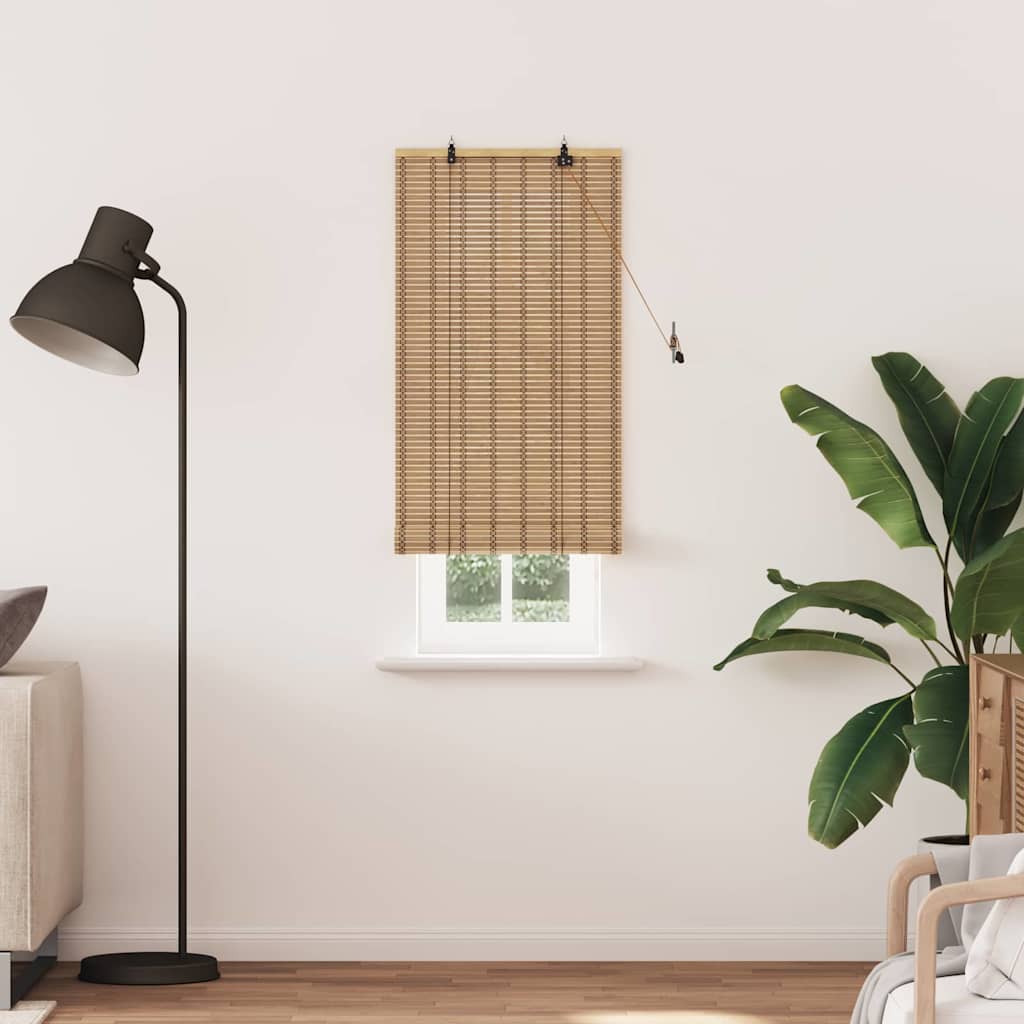 Rullegardin Naturlig og Brun 60 x 220 cm Bambus