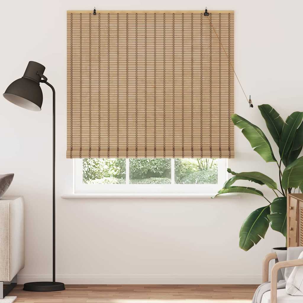 Rullegardin Naturlig og Brun 150 x 220 cm Bambus