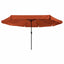 Havesol 395 x 395 x 245 cm Polyester Rund Terrakotta