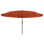 Havesol 395 x 395 x 245 cm Polyester Rund Terrakotta