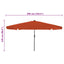 Havesol 395 x 395 x 245 cm Polyester Rund Terrakotta