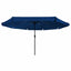 Havesol 395 x 395 x 245 cm Polyester Rund Azurblå