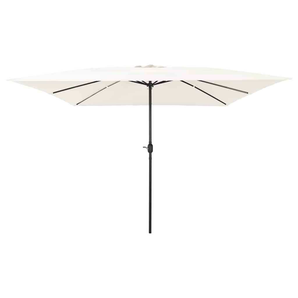 Havesol Sandfarvet 295 x 295 x 245 cm Polyester og Stål