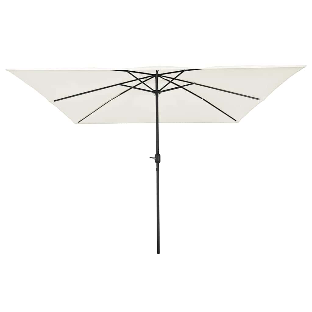 Havesol Sandfarvet 295 x 295 x 245 cm Polyester og Stål