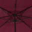 Havesol Bordeaux Rød 295 x 295 x 245 cm Polyester og Stål