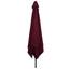 Havesol Bordeaux Rød 295 x 295 x 245 cm Polyester og Stål