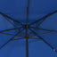 Havesol 295 x 295 x 245 cm Polyester og Stål Azurblå