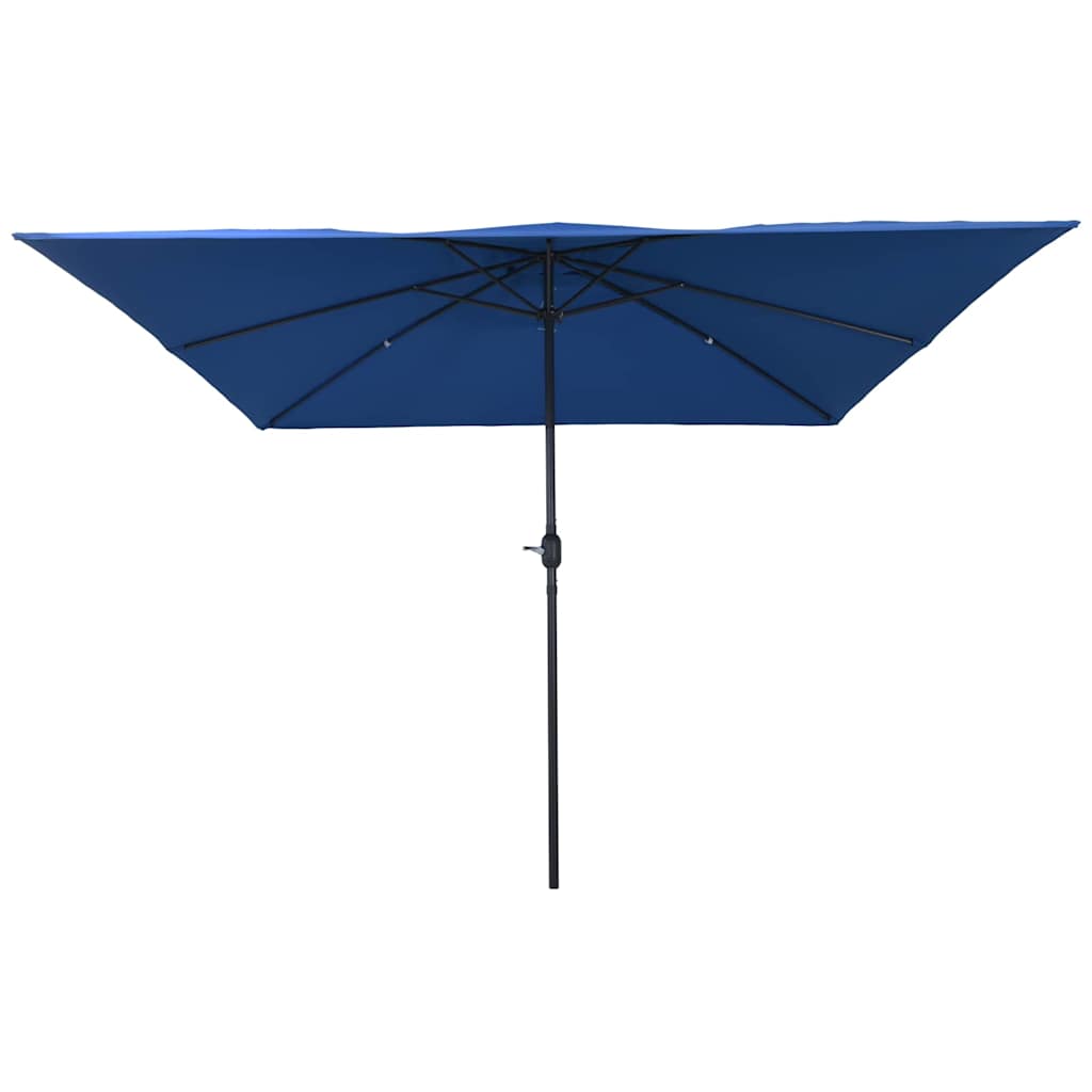 Havesol 295 x 295 x 245 cm Polyester og Stål Azurblå