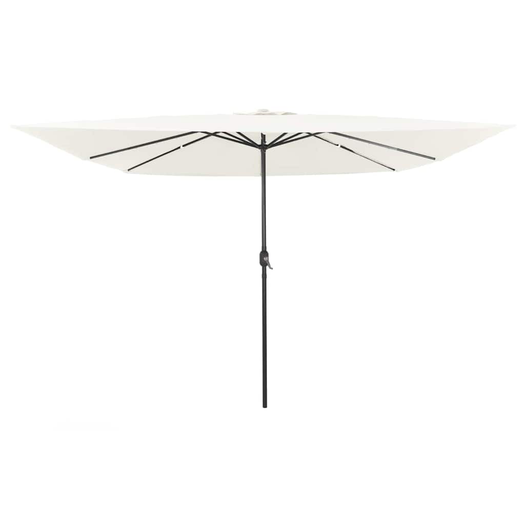 Havesol Sandfarvet 295 x 295 x 245 cm Polyester og Stål