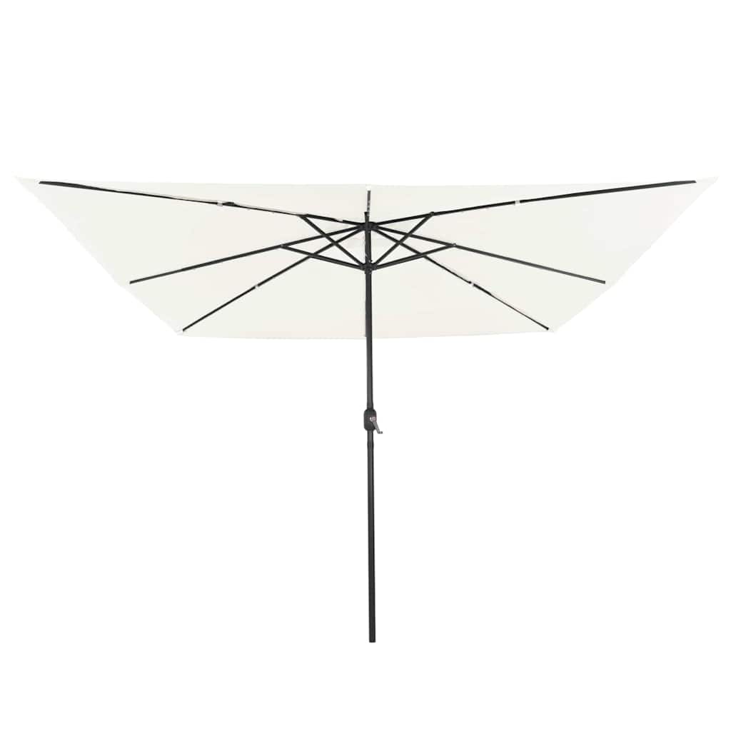 Havesol Sandfarvet 295 x 295 x 245 cm Polyester og Stål