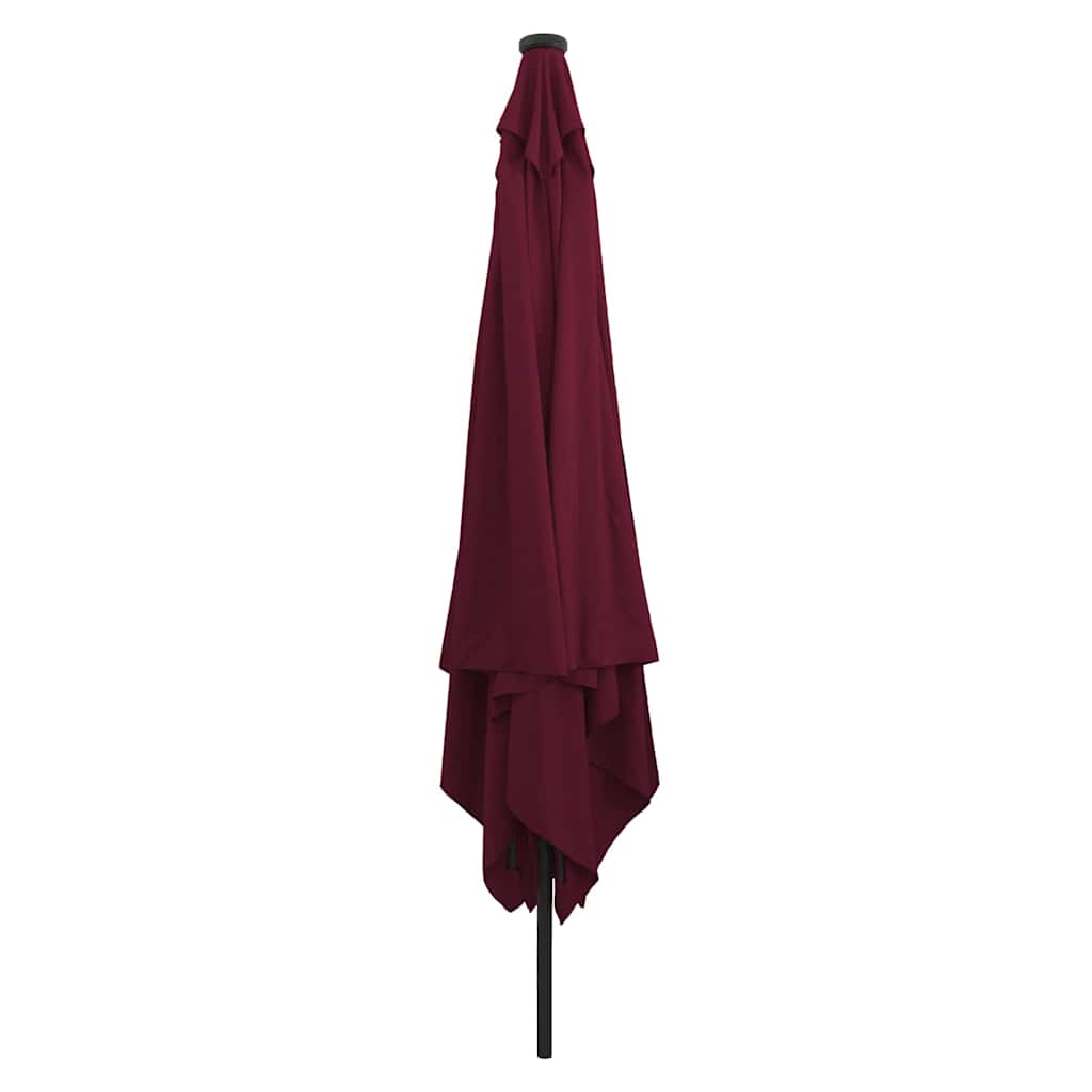 Havesol Bordeaux Rød 295 x 295 x 245 cm Polyester og Stål