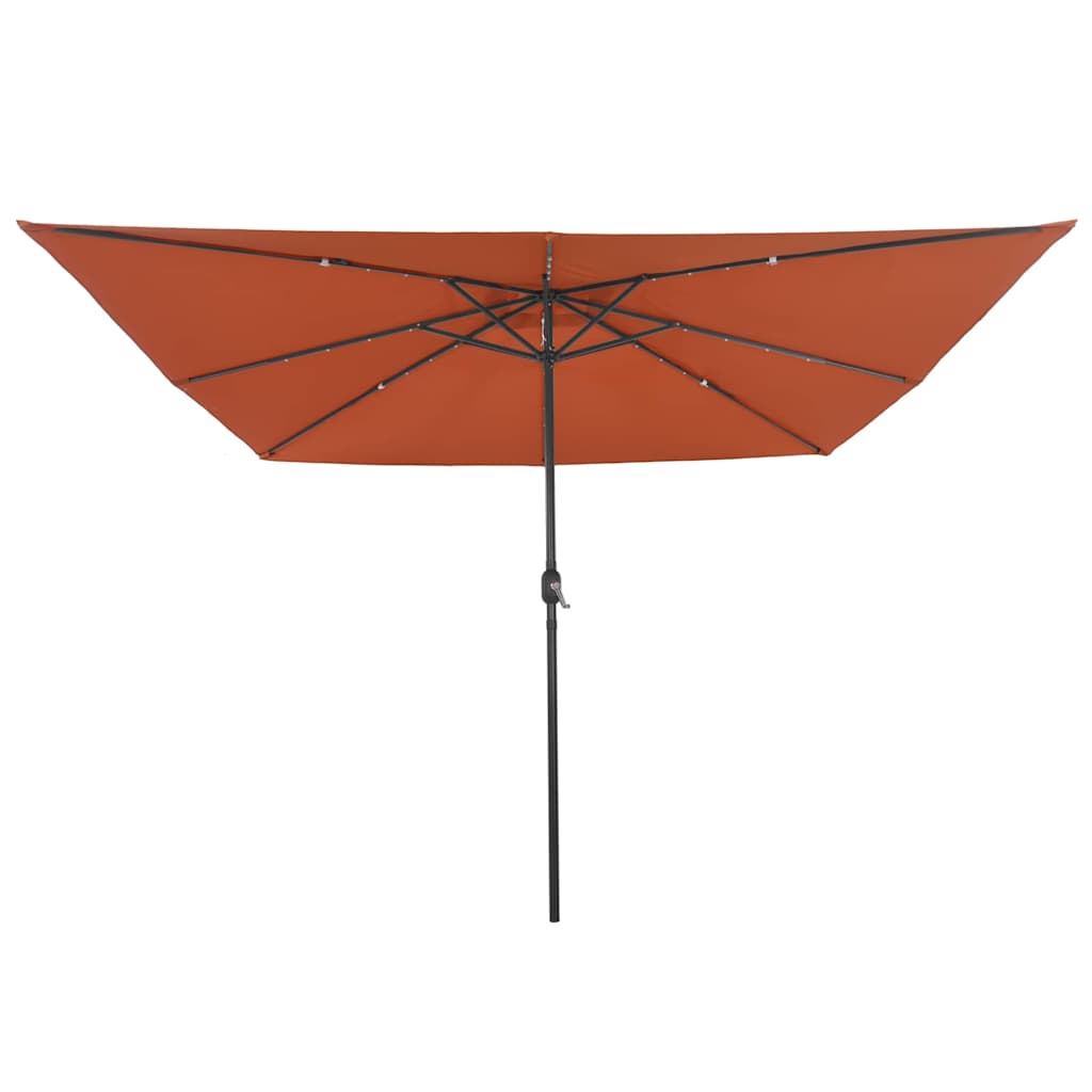 Havesol Terrakotta 295 x 295 x 245 cm Polyester og Stål