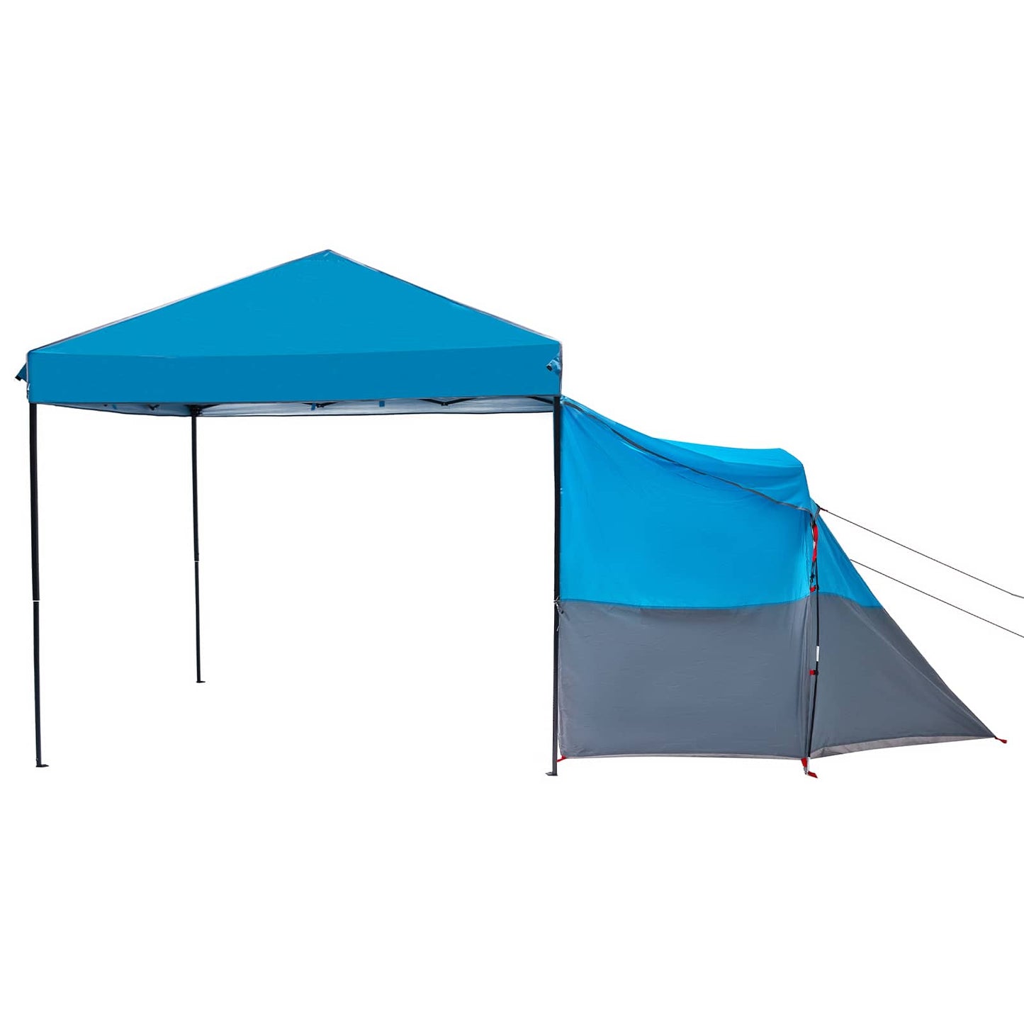 Camping Telt Sæt 2 stk. 4 personer Blå Taffeta og Stof