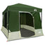 Camping Telt Sæt med tag 2 pcs Grøn Taffeta og Stof