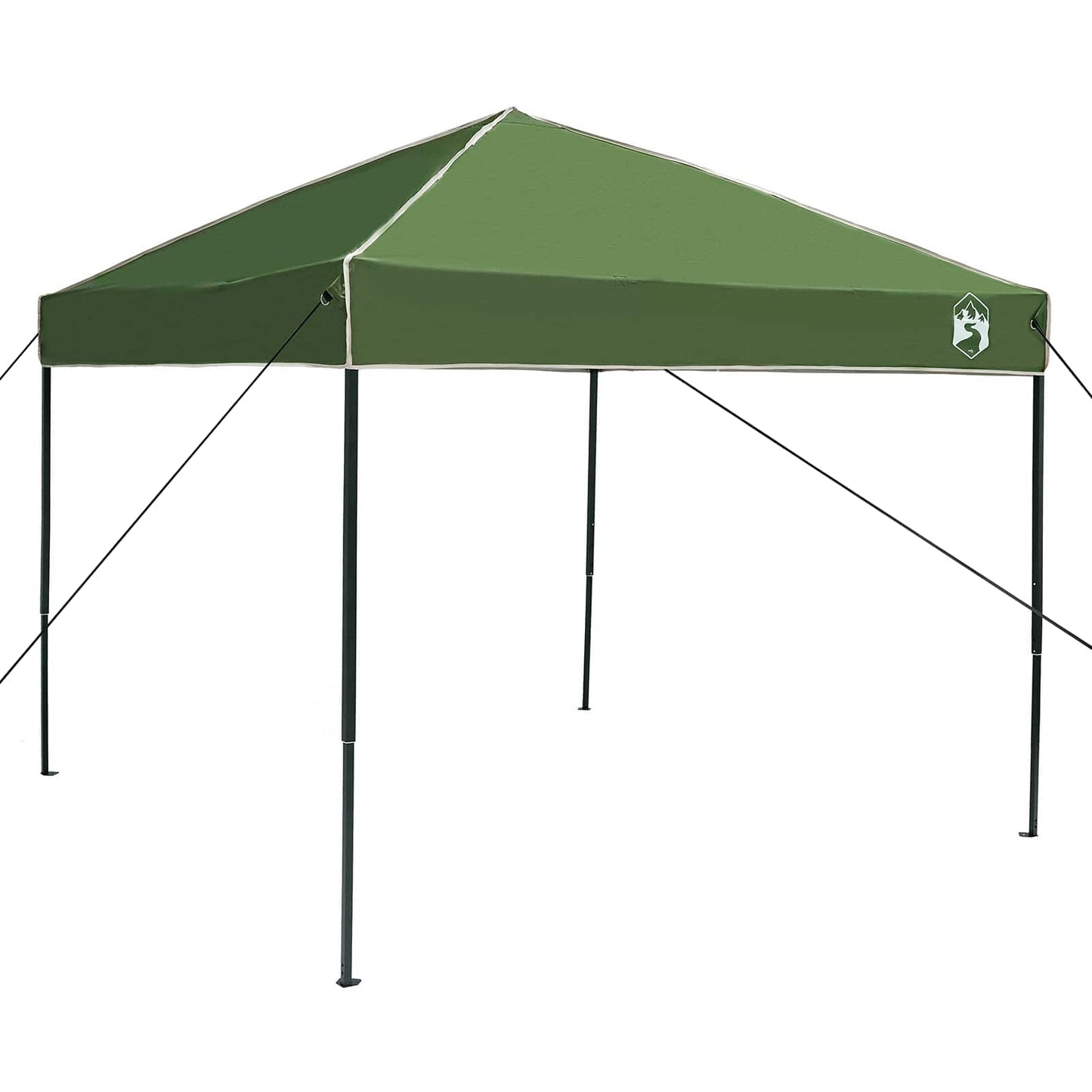 Camping Telt Sæt med tag 2 pcs Grøn Taffeta og Stof