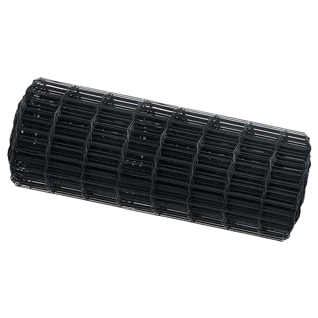 Euro Hejn Grå 0,8 x 25 m PVC-belagt jern