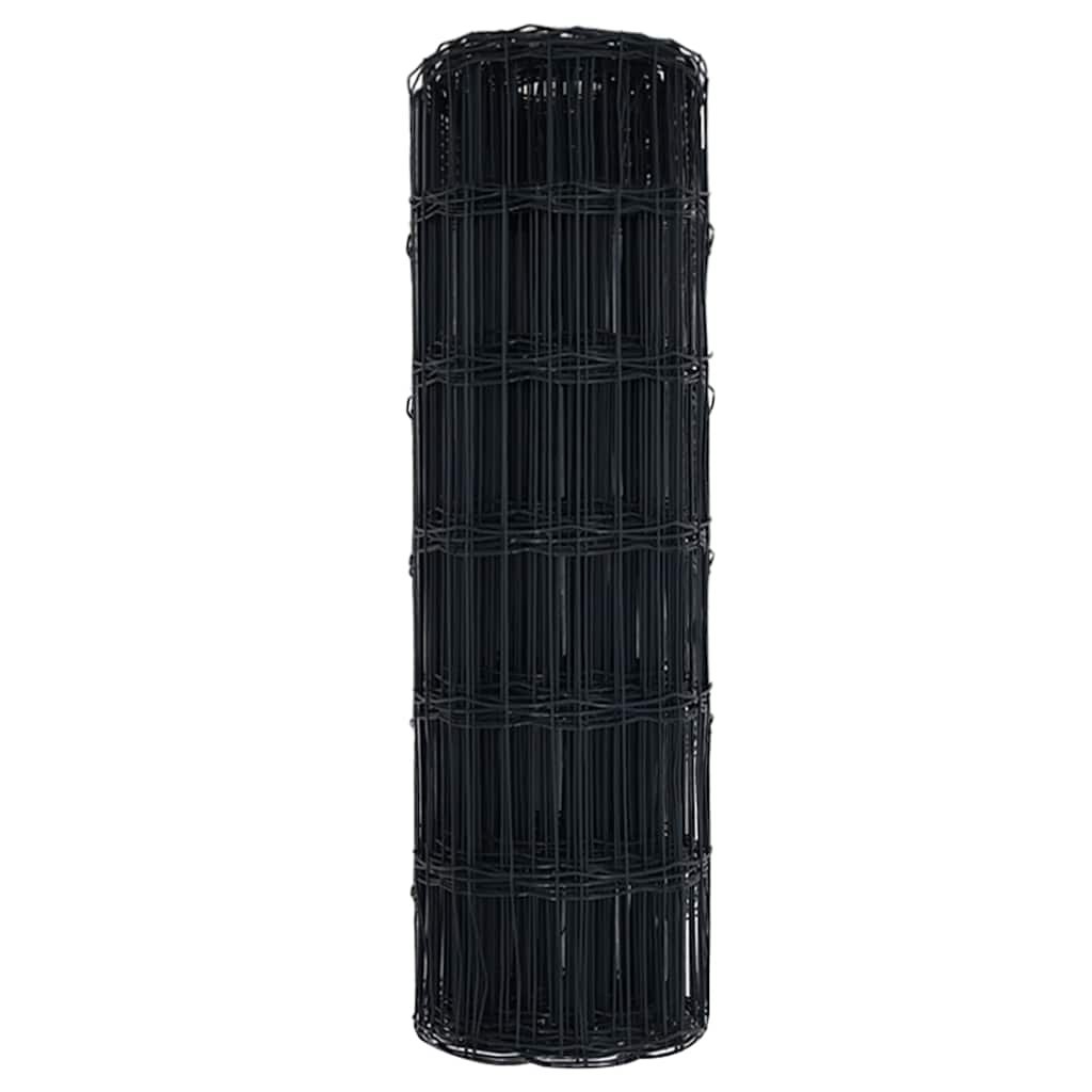 Euro Hejn Grå 0,8 x 25 m PVC-belagt jern