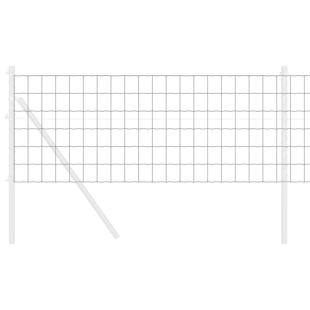 Euro Hejn Grå 0,8 x 25 m PVC-belagt jern