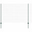 Eurohegn med stolpe 10 x 1,5 m PVC-belagt stål Grøn Mesh