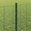 Eurohegn med stolpe 25 x 0,6 m PVC-belagt stål Grøn Mesh