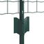 Eurohegn med stolpe 25 x 0,8 m PVC-belagt stål Grøn Mesh