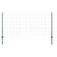 Eurohegn med stolpe 25 x 1 m PVC-belagt stål Grøn Mesh