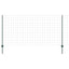 Eurohegn med stolpe 25 x 1,2 m PVC-belagt stål Grøn Mesh