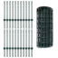 Eurohegn med stolpe 50 x 0,6 m PVC-belagt stål Grøn Mesh