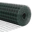 Eurohegn med stolpe 50 x 0,6 m PVC-belagt stål Grøn Mesh
