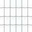 Eurohegn med stolpe 10 x 1 m PVC-belagt stål Grøn Mesh