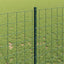 Eurohegn med stolpe 10 x 1 m PVC-belagt stål Grøn Mesh