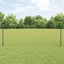 Eurohegn med stolpe 10 x 0,8 m PVC-belagt stål Grå Mesh