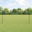 Eurohegn med stolpe 10 x 1,2 m PVC-belagt stål Grå Mesh