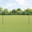 Eurohegn med stolpe 10 x 1,4 m PVC-belagt stål Grå Mesh