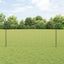 Eurohegn med stolpe 25 x 1 m PVC-belagt stål Grå Mesh