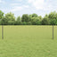 Eurohegn med stolpe 50 x 0,6 m PVC-belagt stål Grå Mesh