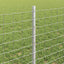Eurohegn med stolpe 10 x 0,6 m Galvaniseret stål Sølv Mesh