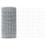 Eurohegn med stolpe 10 x 0,8 m Galvaniseret stål Sølv Mesh