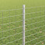 Eurohegn med stolpe 25 x 0,8 m Galvaniseret stål Sølv Mesh