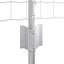 Eurohegn med stolpe 25 x 0,6 m Galvaniseret stål Sølv Mesh