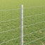 Eurohegn med stolpe 10 x 0,8 m Galvaniseret stål Sølv Mesh